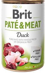 Brit Pate & Meat Duck Dog Консерви Бріт для собак з куркою та качкою (400 г)