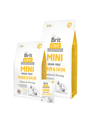Brit Care Mini Grain Free Hair & Skin (Бріт Кеа Міні Греін Фрі Хеір&Скін) 400 грамів
