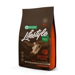 Nature's Protection Lifestyle Grain Free Salmon with krill Adult Small and Mini Breeds (Натюрс Протекшн Лайфстайл Греін Фрі Едалт Смол енд Міні Брідс) 1,5кг