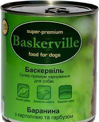 Baskerville Консерви для собак. Баранина з картоплею та гарбузом