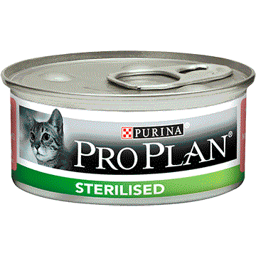 ProPlan Sterilised з лососем (ПроПлан Стерелайзд) 85 грамм
