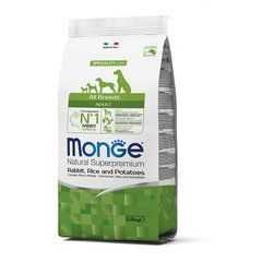 MONGE ALL BREEDS ADULT RABBIT, RICE & POTATOES&nbsp; (Монж Ол Бридс Едалт) 2,5кг
