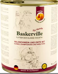 Baskerville Holistic Wildschwein und Ente Mit Kurbis Консерви для собак. Кабан і качка з гарбузом  (400г)