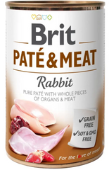 Brit Pate & Meat Rabbit Dog Консерви Бріт для собак з куркою та кроликом (400 г)